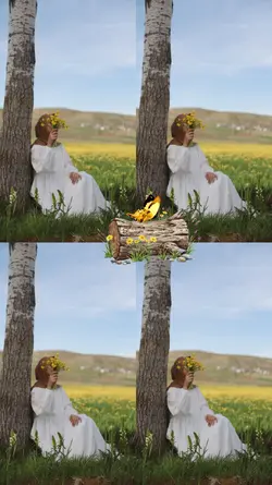 İlkbahar Şablonu 