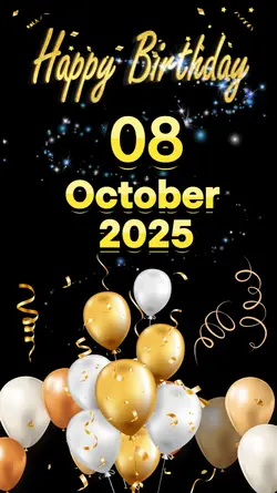 birthday 8 Oct 2025