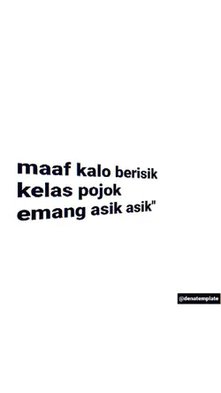 maaf kalo berisik