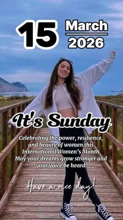 It's Sunday 