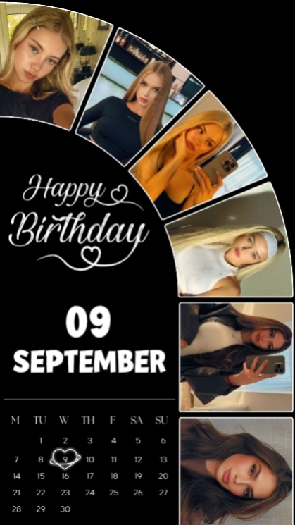 BIRTHDAY 9 SEPTEMBER