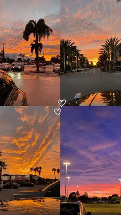 sunset collage 
