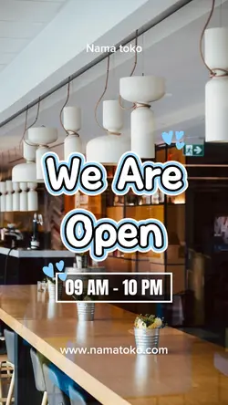 We Are Open