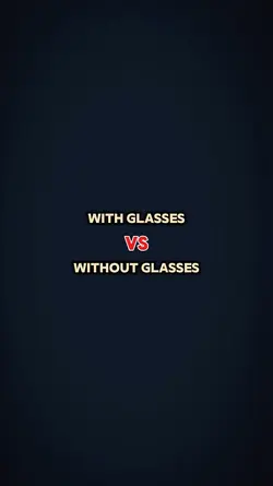 with glasses