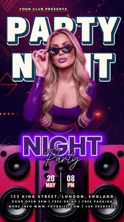 POSTER PARTY NIGHT