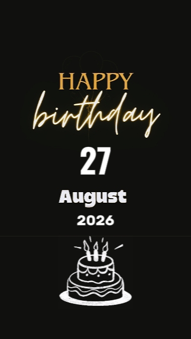 HBD 27 AOÛT 2026