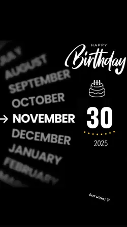 hbd 30 november 2025