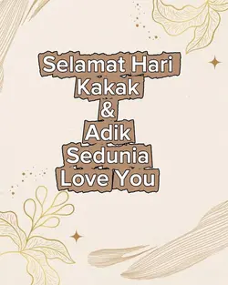 Hari kakak dan adik