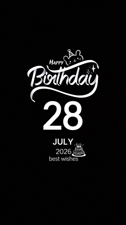 Hbd 28 juillet 2026