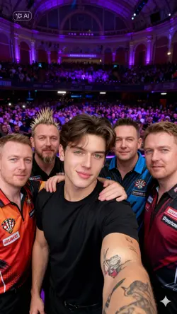 PDC Darts Selfie