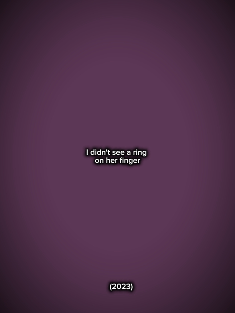 didn't see a ring