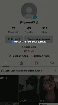 MAIN TIKTOK DAH LAMA
