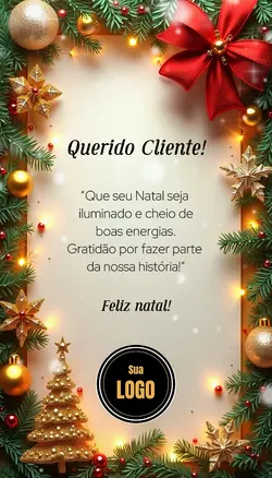 Feliz natal cliente 