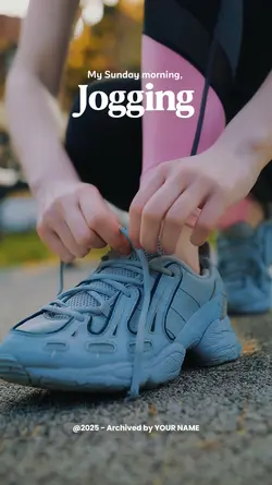minivlog jogging