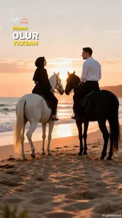 At ve sevgili şablon