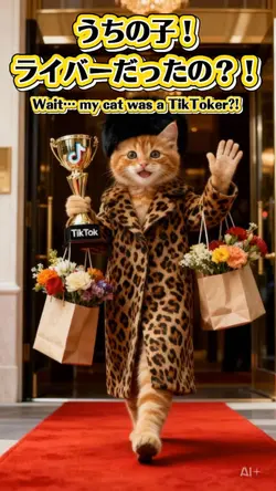 うちの子！ライバーだったの？！