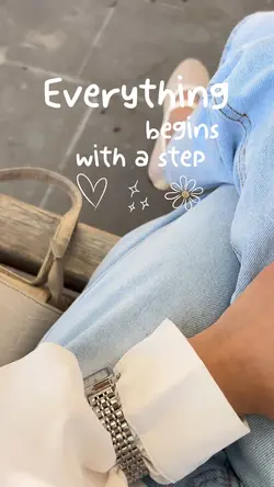 First step 🤍✨🌸
