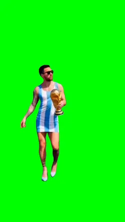 messi walking