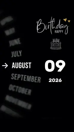 Hbd 09 July 2029