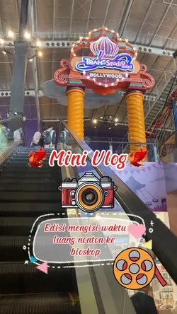 mini vlog ke bioskop