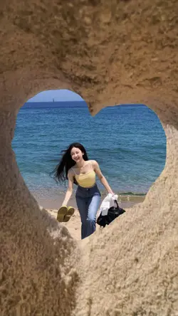 모래 하트 ❤️