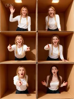 Cardboard Photoshoot