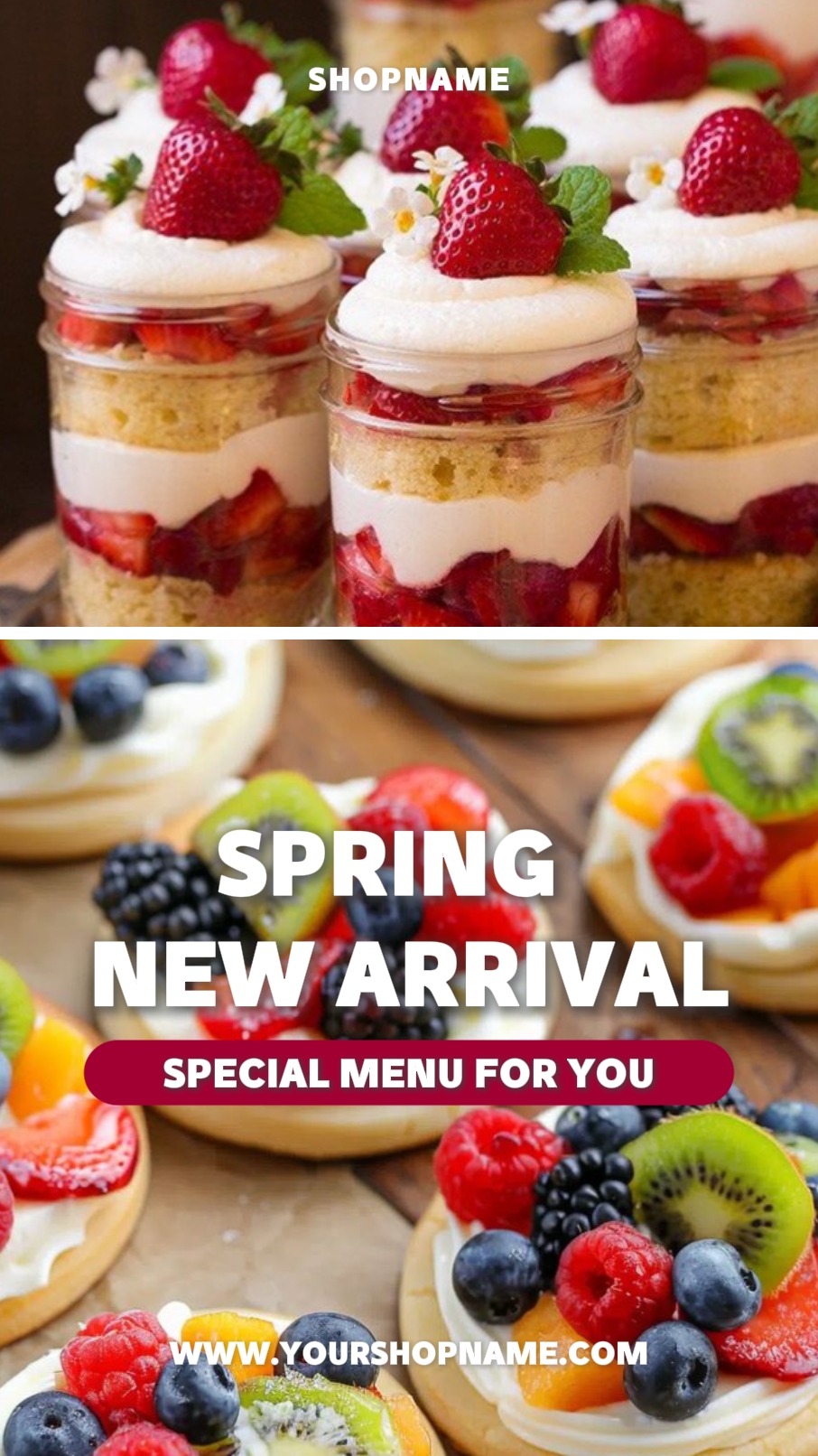 spring new menu 