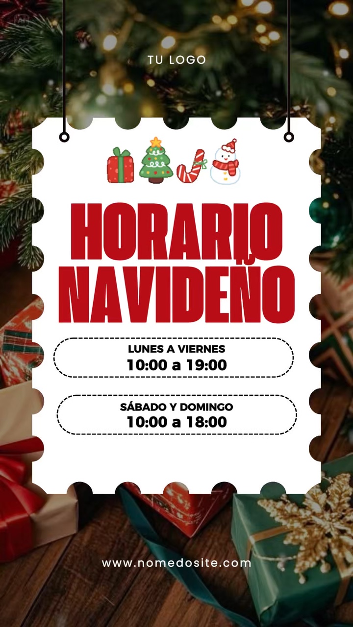 horario navideno