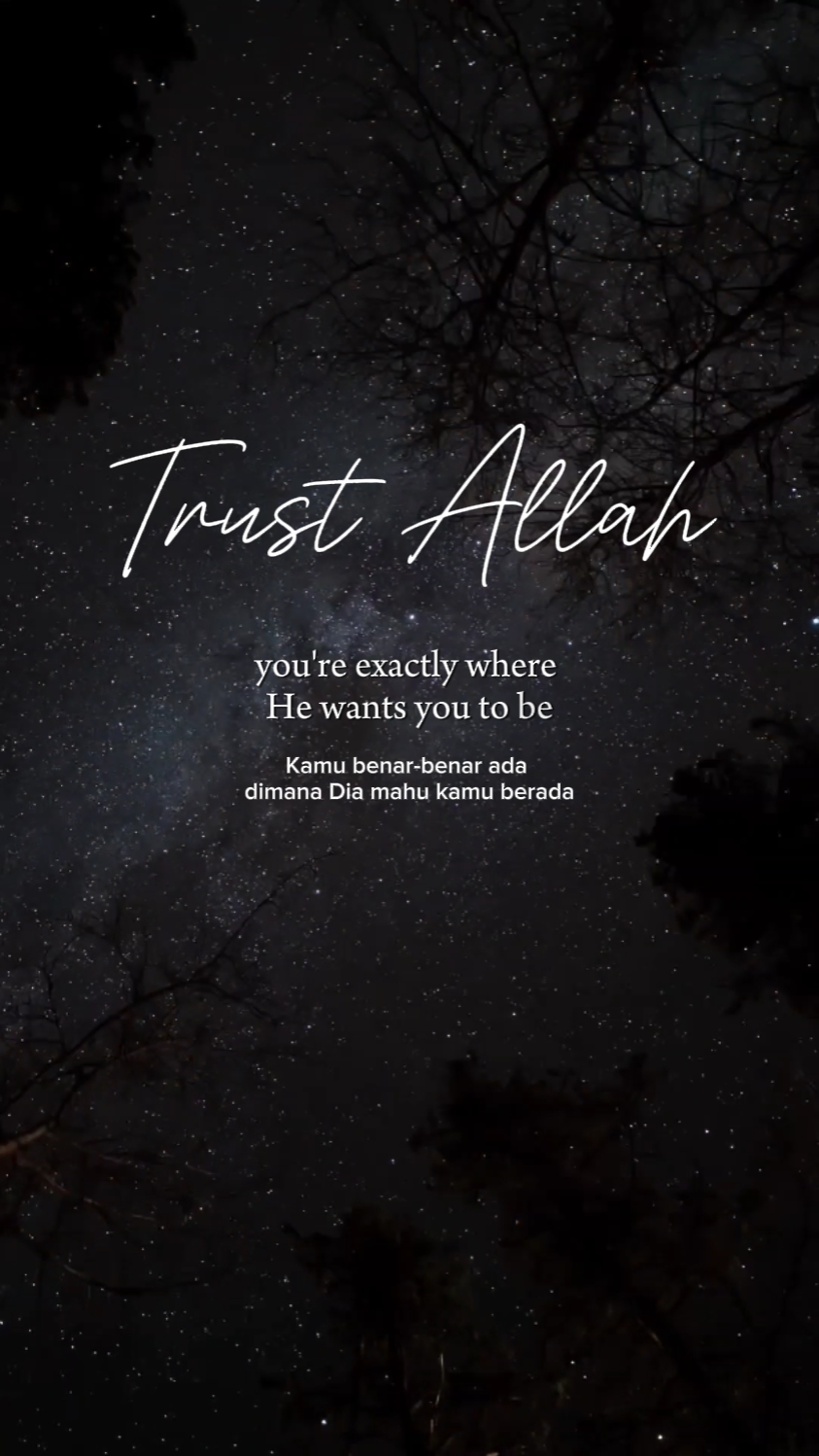 Percayalah pada Allah 