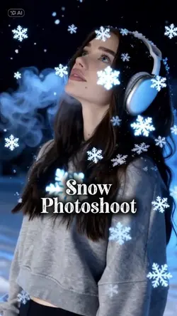 Snow photoshoot