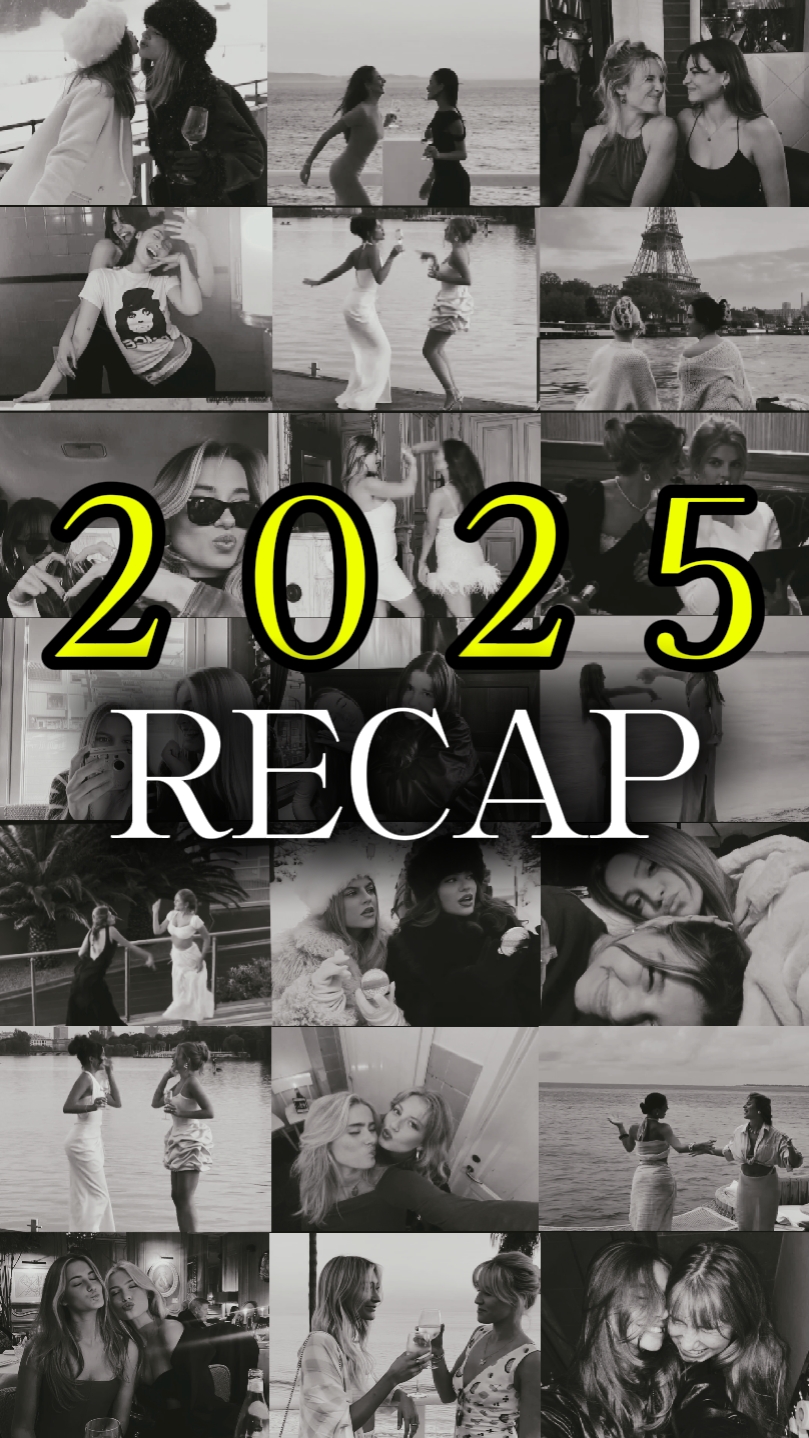 Colagem de recapitulação de 2025 