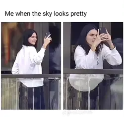 when sky looks prett