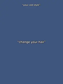 Change your hair