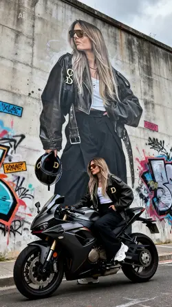 Graffiti motor sport