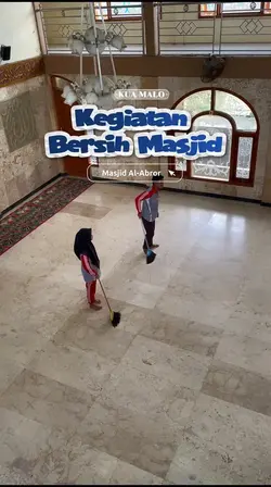 Bersih Masjid vlog