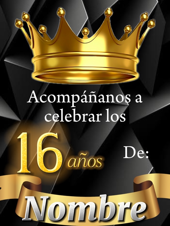 Invitación 16 años