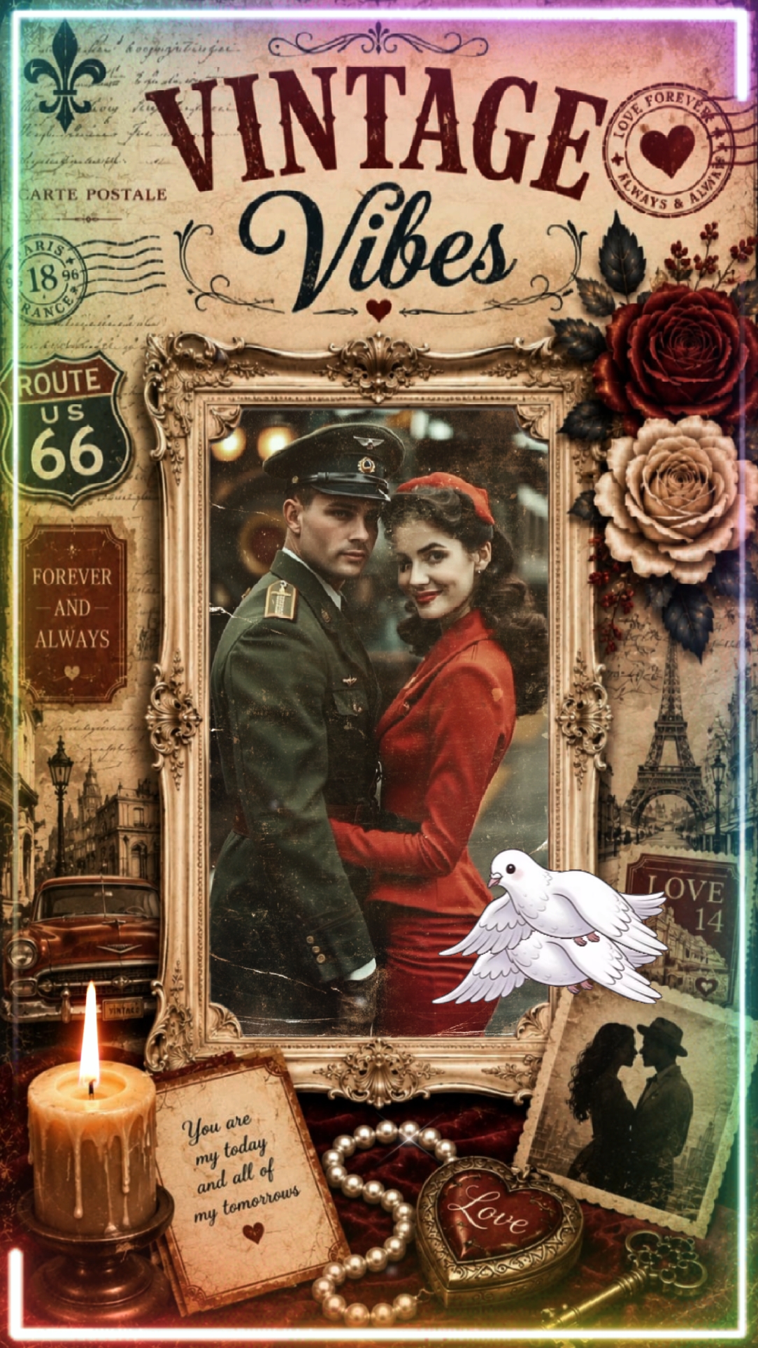 História De Amor Vintage 