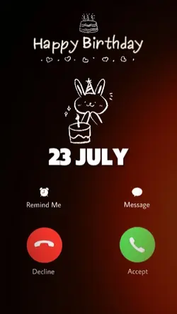 BIRTHDAY 23 JULY