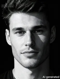 BW close-up potrait