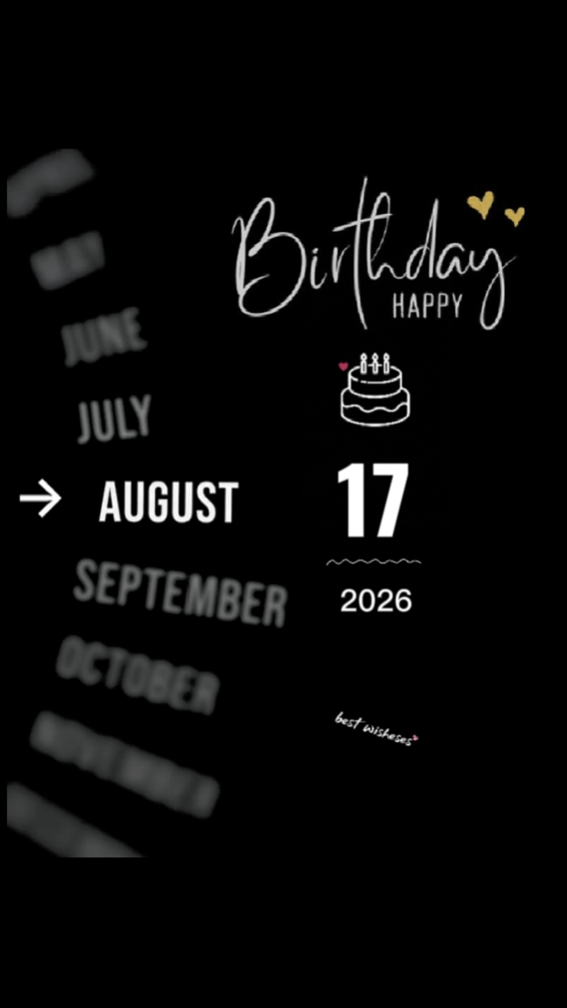 HBD 17 août