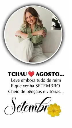 TCHAU AGOSTO...