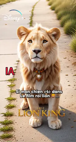 Roi lion 🦁 IA 🪄💯