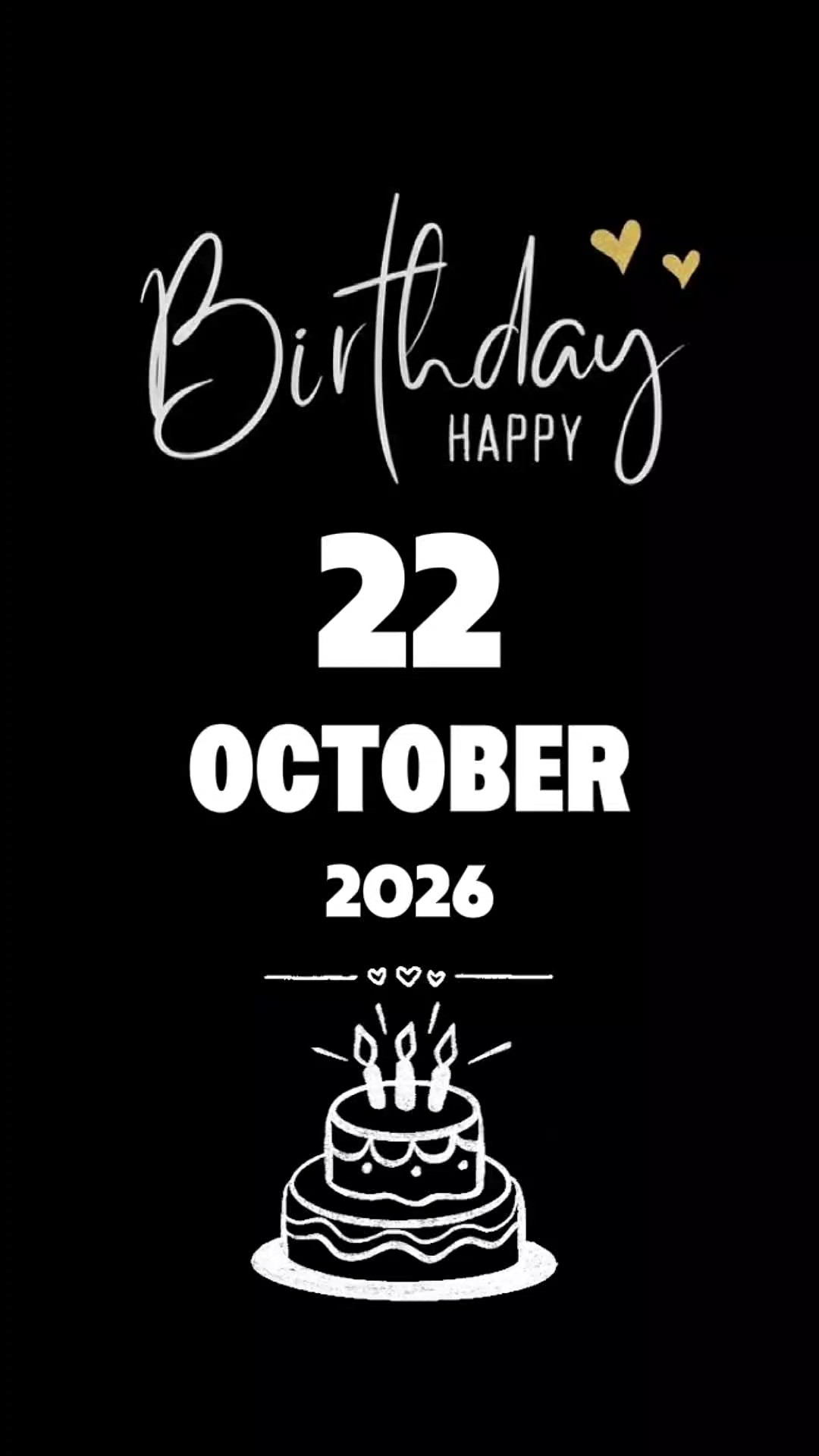 hbd 22 october 