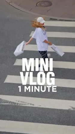 1 minute vlog