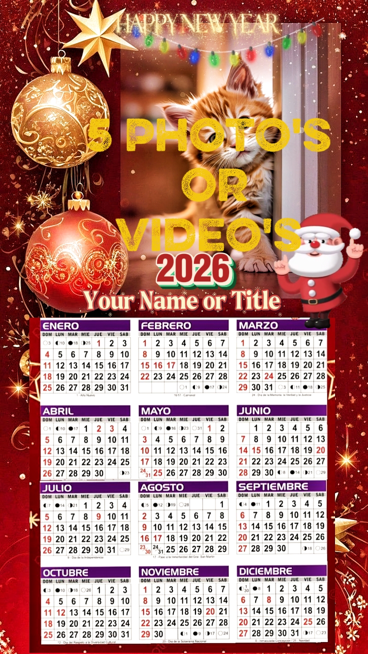 Calendário 2026
