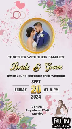 2 wedding invitation