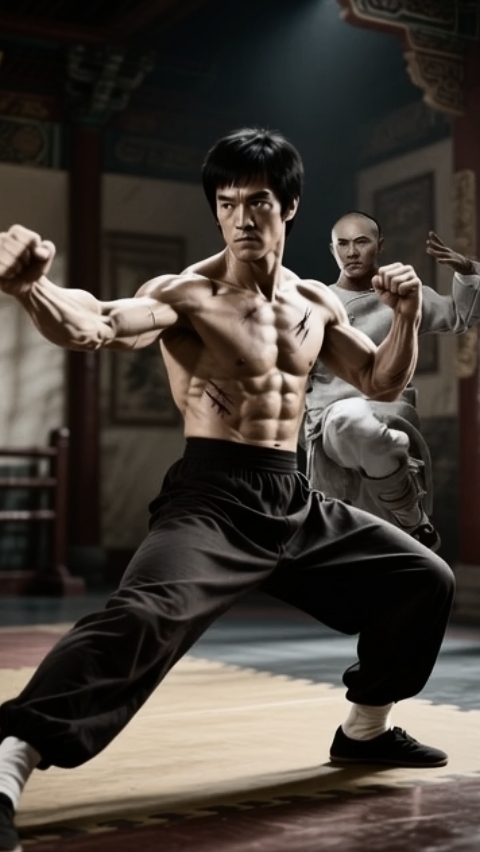 Bruce Lee VS Wong 