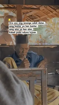 ora ono salah dalan