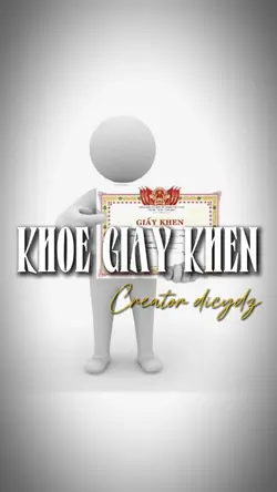 TREND KHOE GIẤY KHEN
