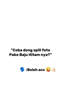 pake baju hitam